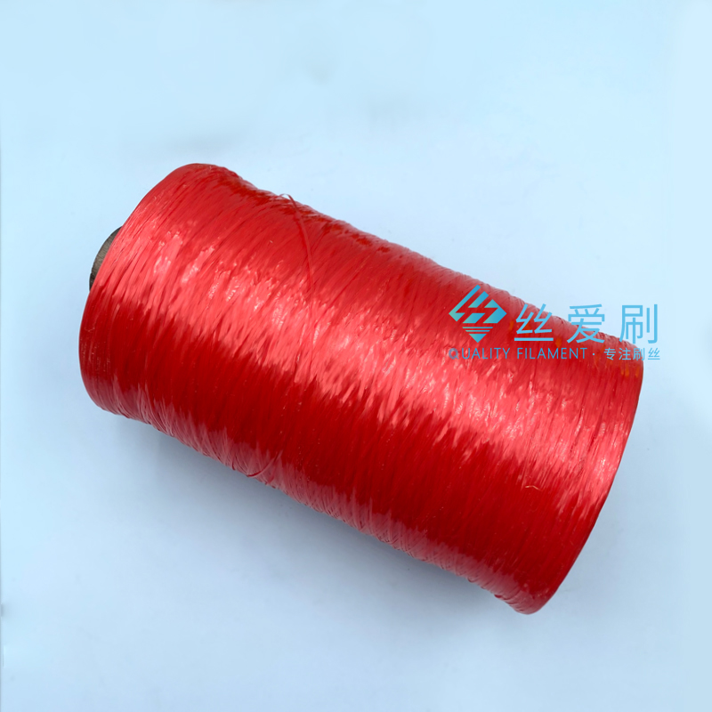 红色PP扁丝 0.06x1.0mm