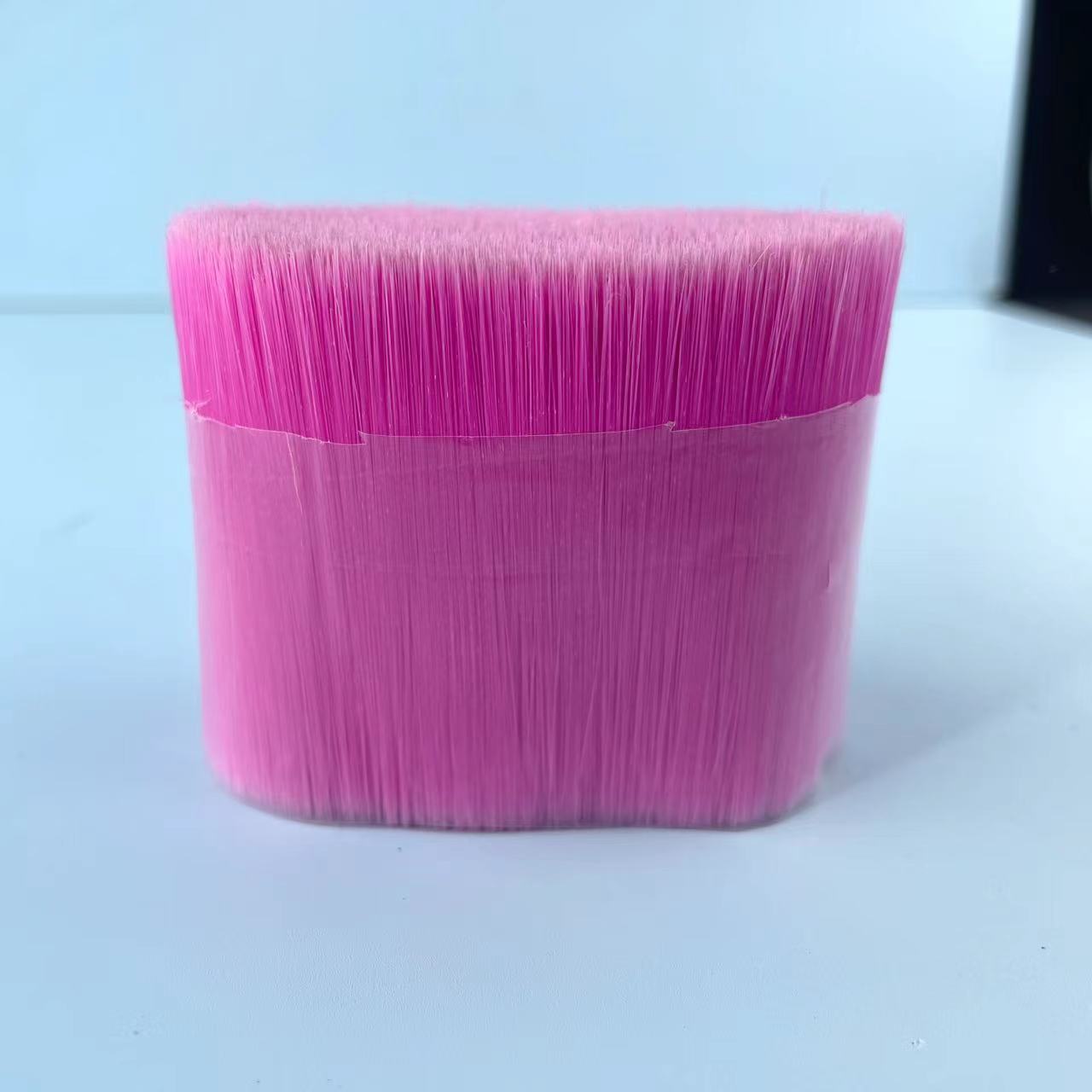 粉色PET圆形实芯双尖丝 0.15x60mm